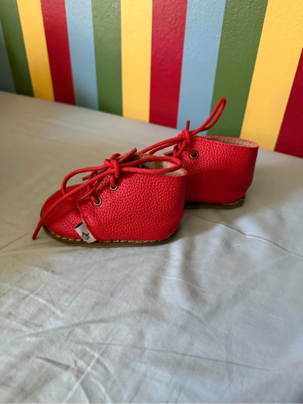 Monkey Feet Leather Lace-Up Boots